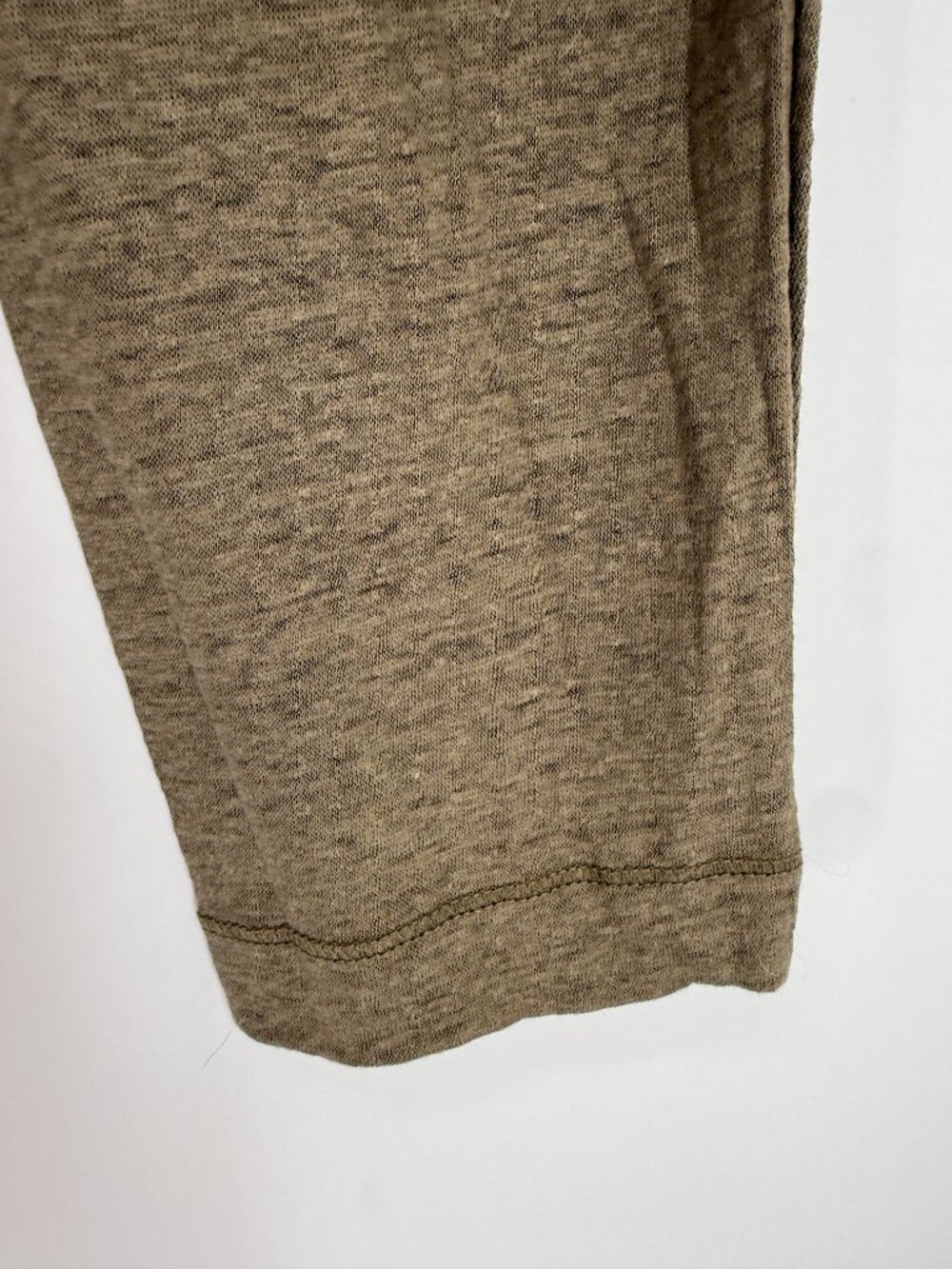 BANANA REPUBLIC LINEN Long Sleeve Tan HENLEY MEN NEW XL - Picture 3 of 10
